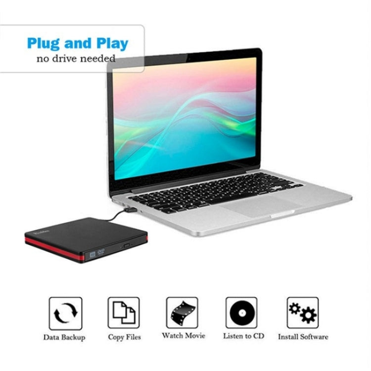 Lecteur DVD externe USB 3.0 pour PC portable - BT669