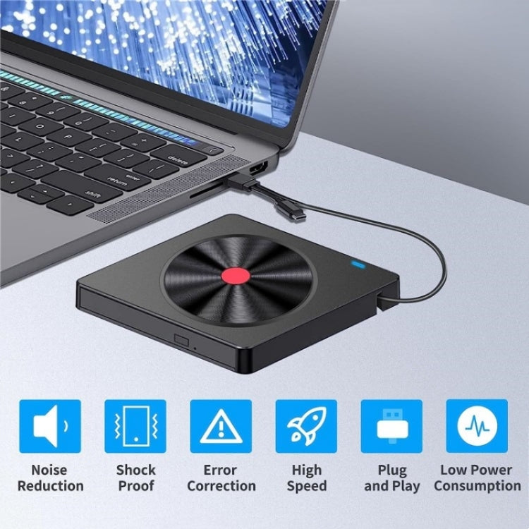 Graveur DVD Externe USB Type-C pour PC - Accessoire Gaming