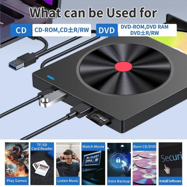Graveur DVD Externe USB Type-C pour PC - Accessoire Gaming