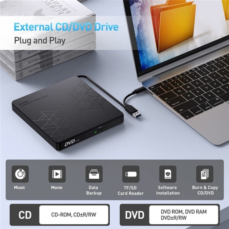 Lecteur DVD Externe BT668 pour PC - Accessoire Gaming