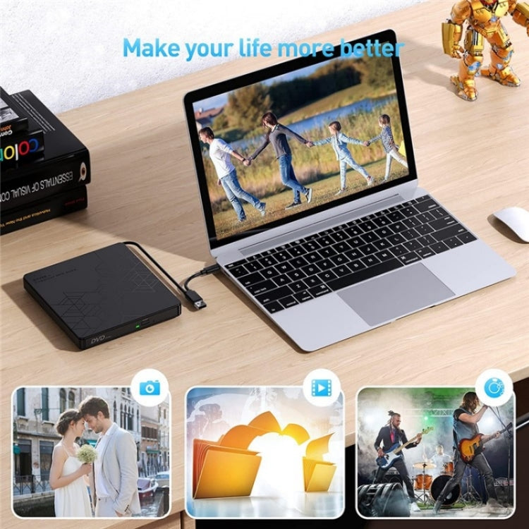 Lecteur DVD Externe BT668 pour PC - Accessoire Gaming