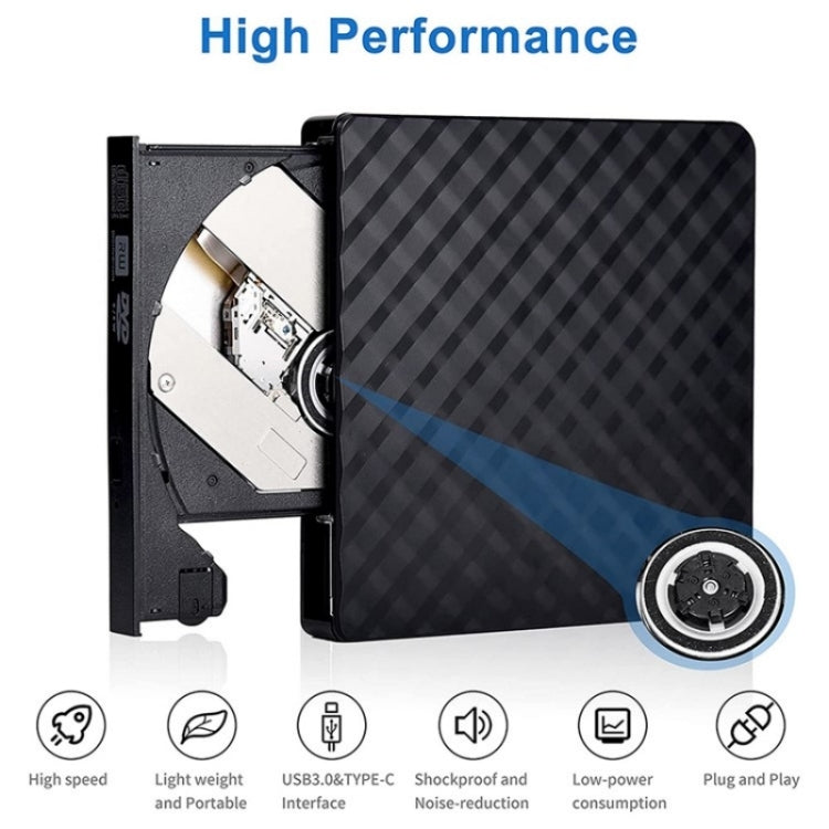 External USB/Type-C DVD Player for Laptops - BT699
