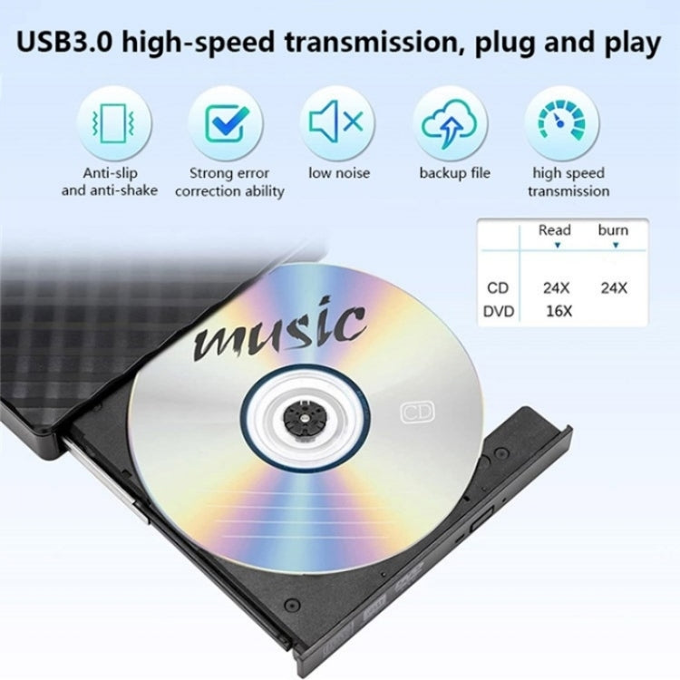 External USB/Type-C DVD Player for Laptops - BT699