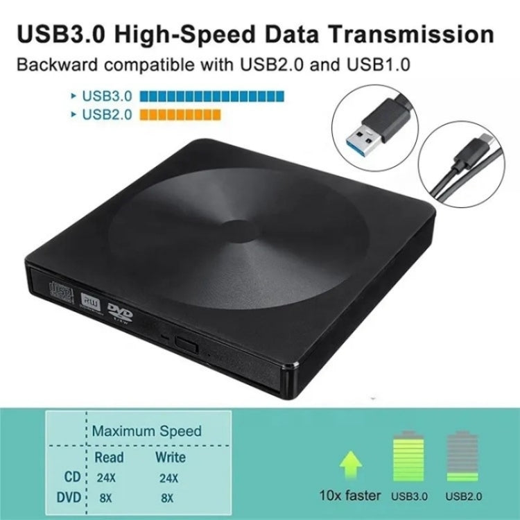 External High-Speed Type-C DVD Burner for Laptop