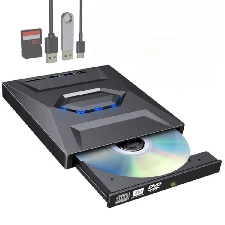 5-in-1 USB External DVD Drive for PC and Gaming