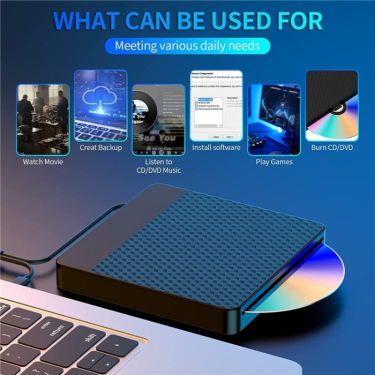 Lecteur de disque externe USB 3.0 pour PC et Gaming