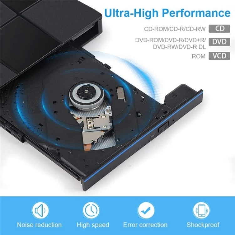 009 With USB port for laptop External DVD drive USB 3.0 + Type-C adapter, 009