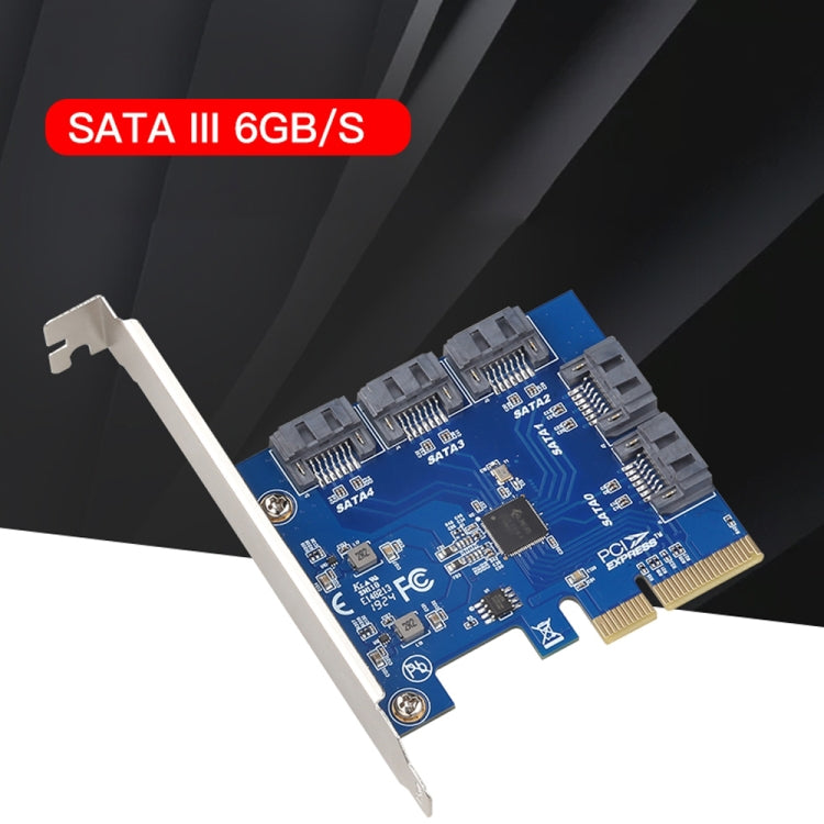 Carte contrôleur PCIe x4 SATA III 6 Gb/s pour PC Gaming