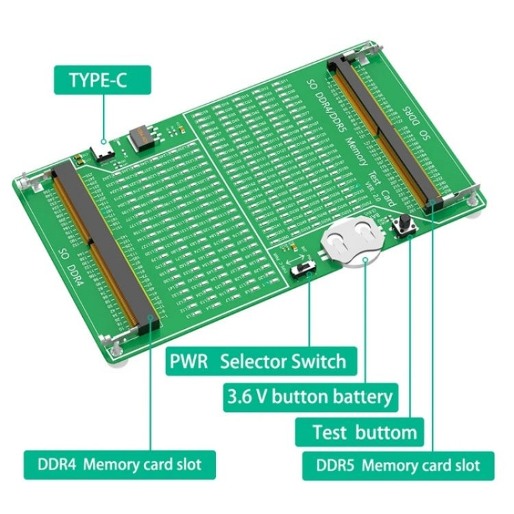 YNS-03 DDR4/DD5 Memory Tester for PCs and Accessories