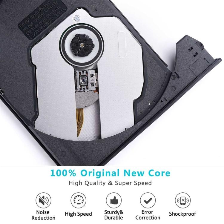 External USB 3.0 DVD Drive for PC and Laptop - BT686