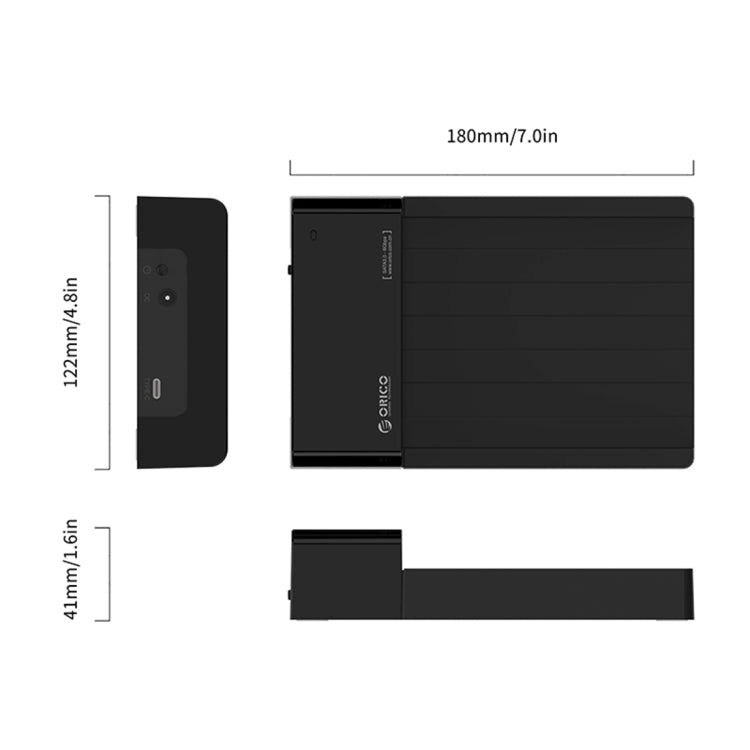 Station d'accueil Type-C ORICO pour disque dur gaming