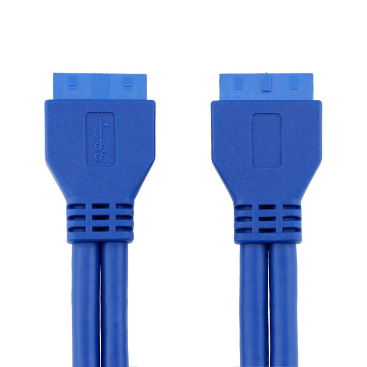 Câble USB3.0 de 50cm pour carte mère, câble 20 broches, extension mère-femelle, conversion F-F
