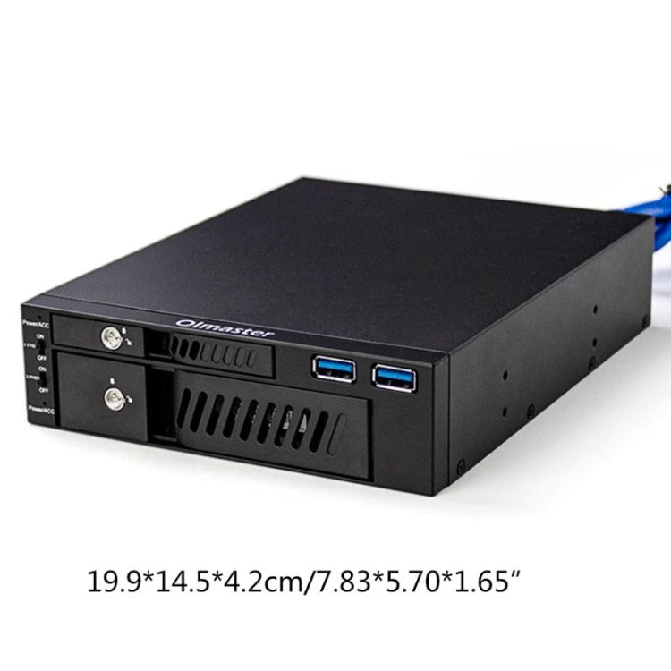 Support de disque dur MR-6203 pour PC gaming à double baie