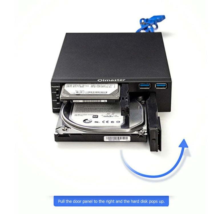 Support de disque dur MR-6203 pour PC gaming à double baie