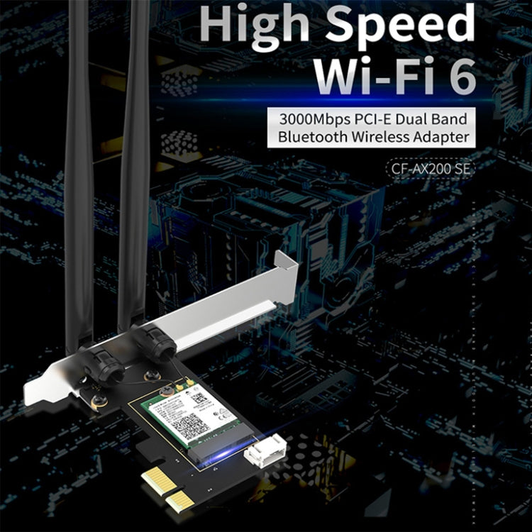 Carte réseau PCI-E 3000 Mbps pour PC Gaming Bluetooth