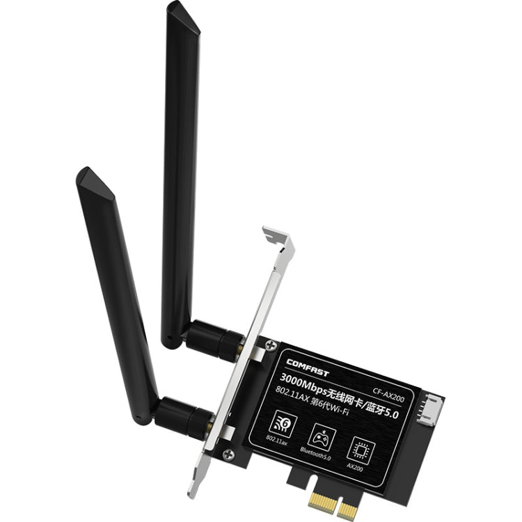 Carte réseau Wi-Fi 3000Mbps PCIE pour PC gaming AX200 PRO