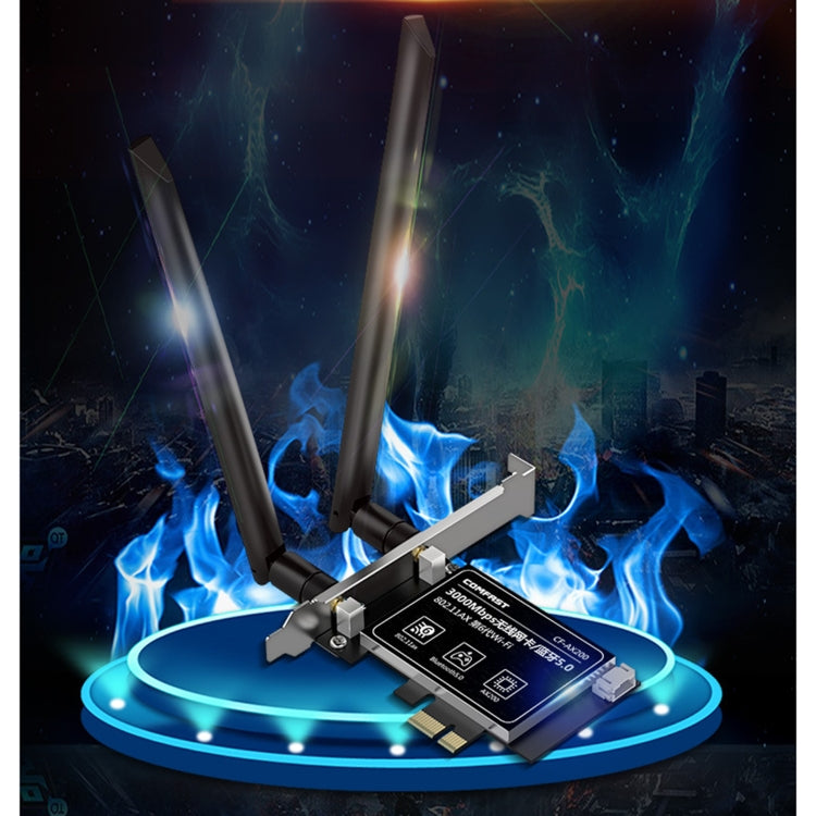 Carte réseau Wi-Fi 3000Mbps PCIE pour PC gaming AX200 PRO