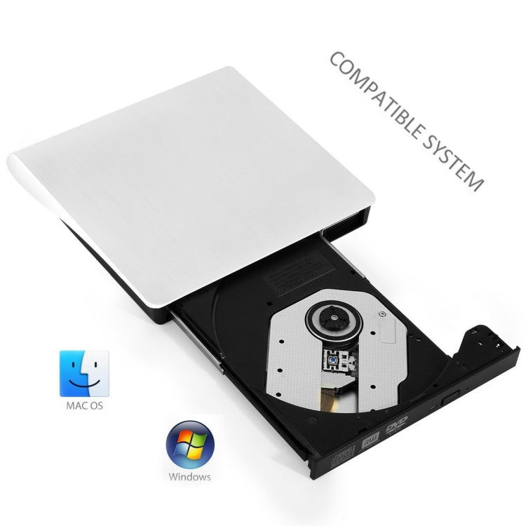 Graveur DVD USB 3.0 externe pour PC portable - Slim et