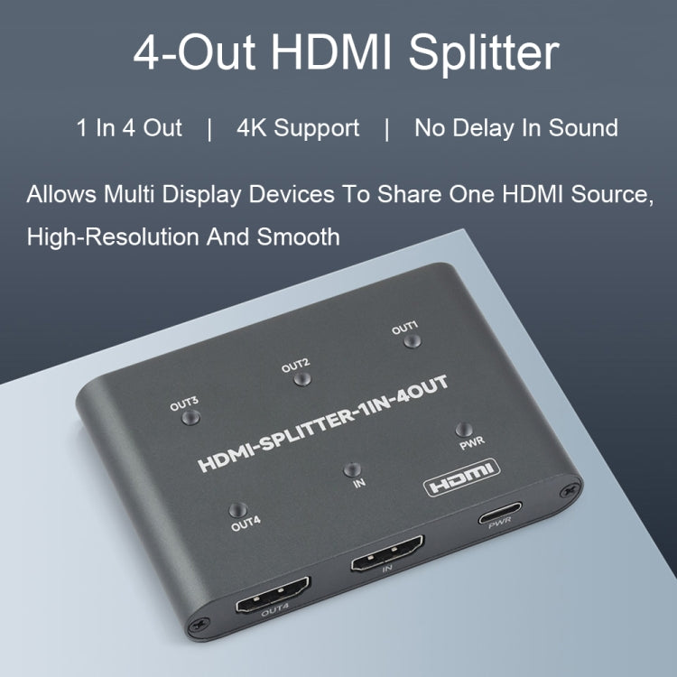 Répartiteur HDMI 4K Waveshare 23738 pour PC et Gaming