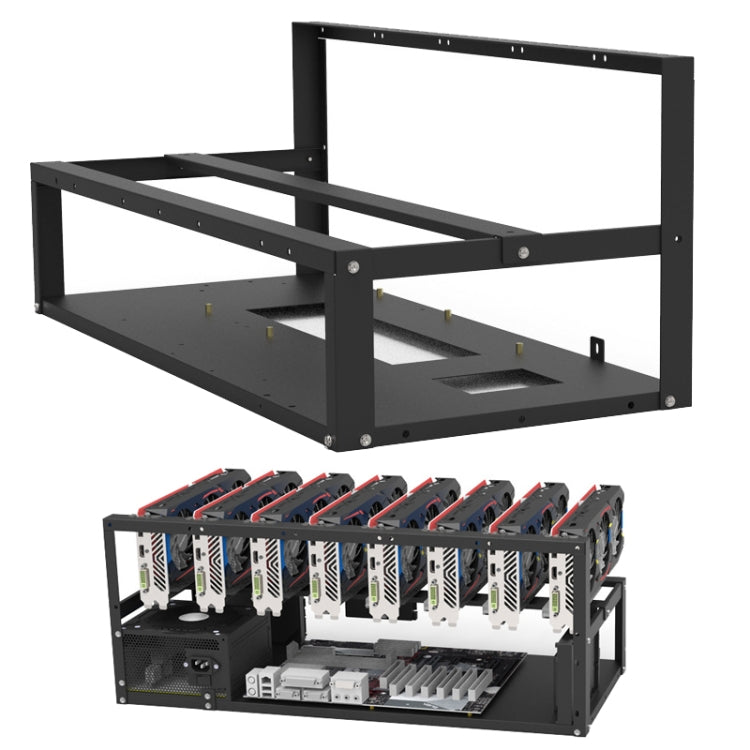 Châssis ouvert 8 cartes pour PC Gaming - GR-8K605