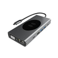 Station d'accueil BX13V 13 en 1 Type-C Hub de chargement sans fil, BX13V
