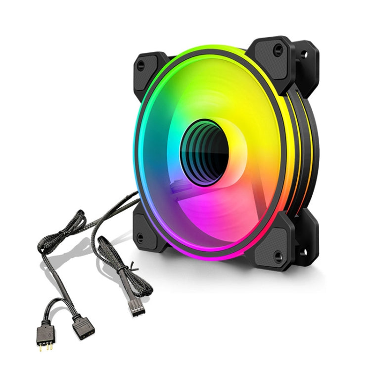 Ventilateur Gaming ARGB 12 cm COOLMOON pour PC -