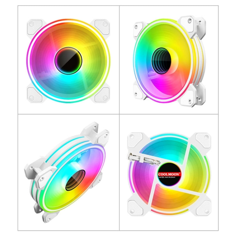 Ventilateur Gaming ARGB 12 cm COOLMOON pour PC -