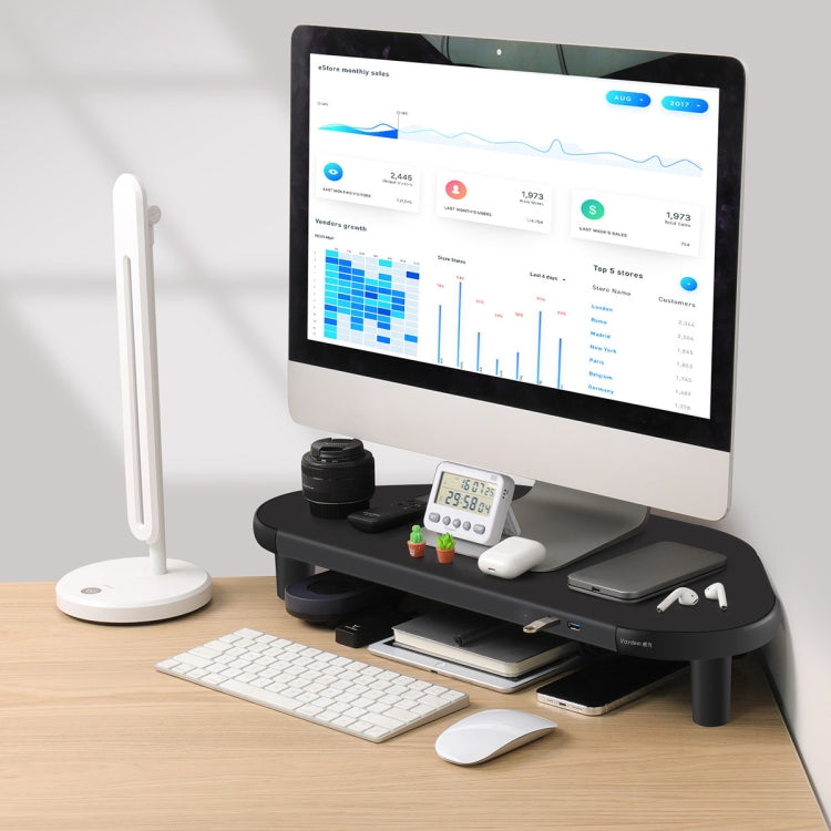 Vaydeer ZGP011 Metal Elevated Gaming Monitor Stand