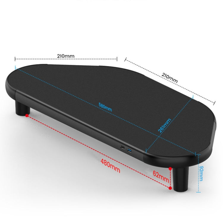 Vaydeer ZGP011 Metal Elevated Gaming Monitor Stand