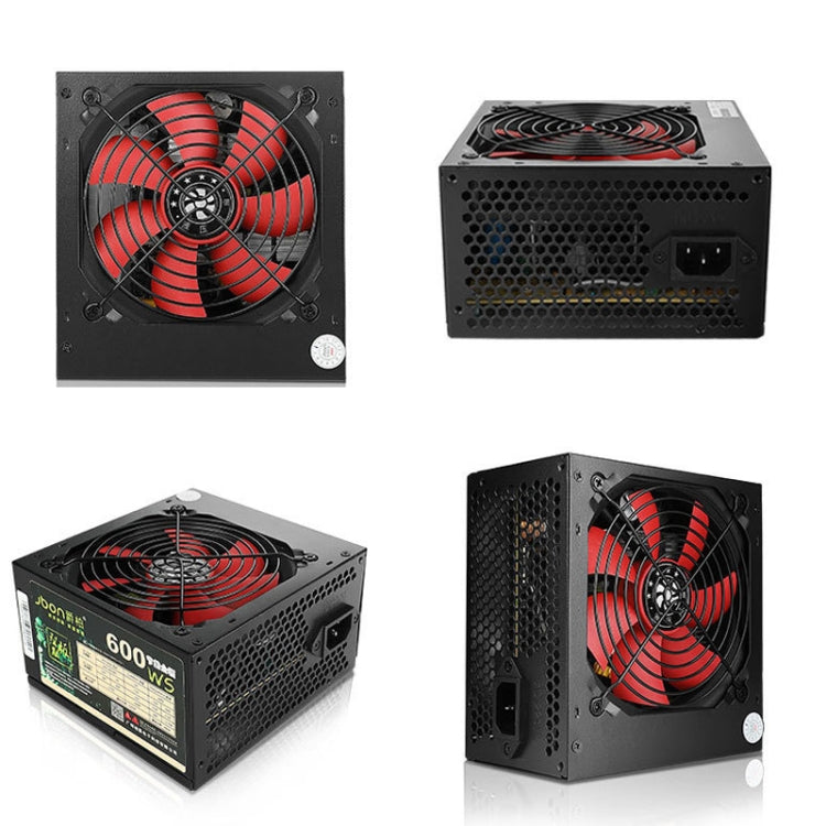 Jbon 600WS PC Power Supply - Dual 500W for Gaming