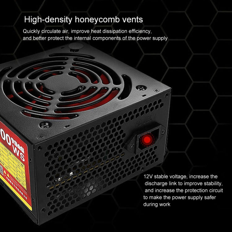 JBON 500WS ATX 12V PC power supply with 12cm fan