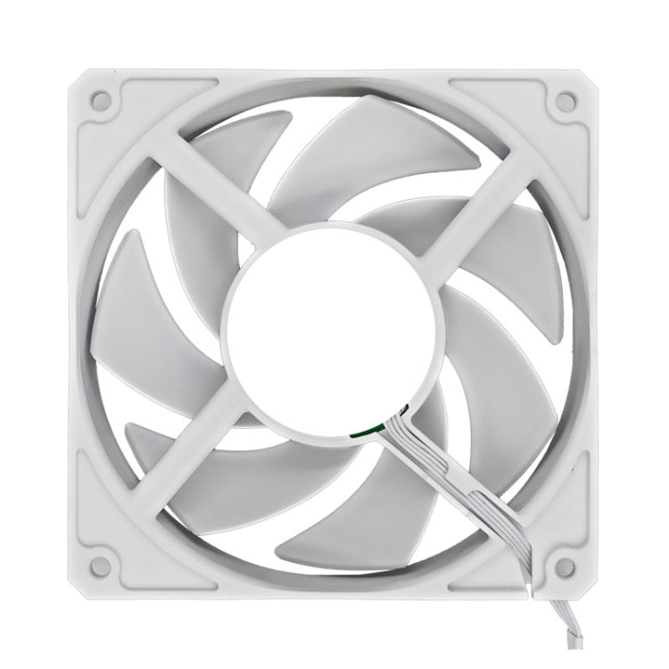 4-Pin FDB High-Speed Gaming Fan - White/Black