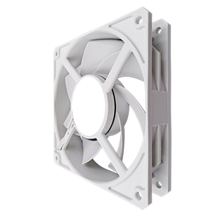 4-Pin FDB High-Speed Gaming Fan - White/Black