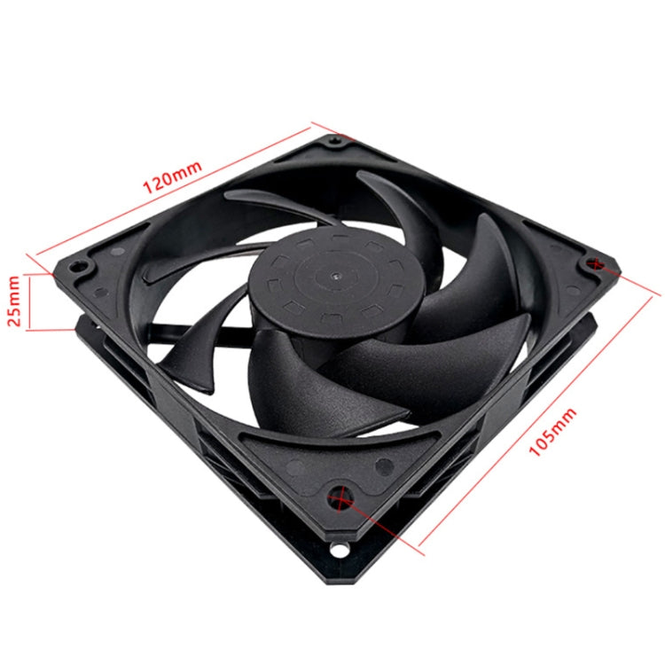4-Pin FDB High-Speed Gaming Fan - White/Black
