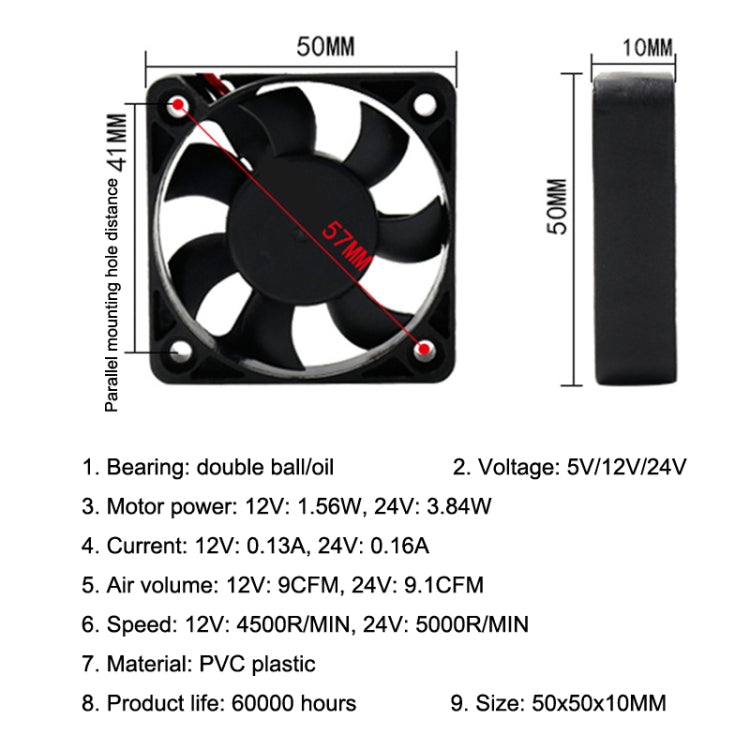 Quiet PC Cooling Fans - 3 pcs