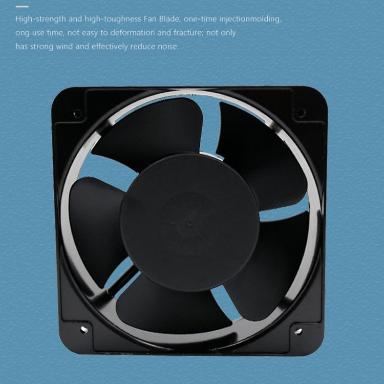 220V 38W 15cm Cabinet Roller Shaft Electric Cabinet, Oil Bearing Fan, Double Rolling Ball Bearing Fan