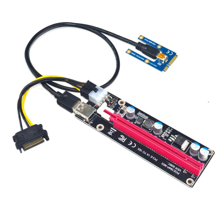 Riser Mini PCI-E 1X à 16X pour PC Gaming Externe