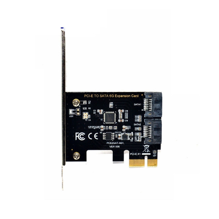 PCI-E 1X to SATA 3.0 Expansion Card for Gaming PC 6 Gbps