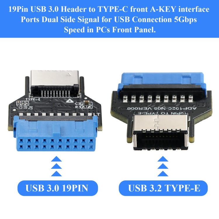 USB 3.0 19-Pin Adapter for PC - Practical Extension