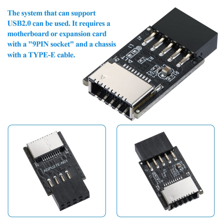 9-Pin USB 2.0 Internal Adapter for Gaming PCs