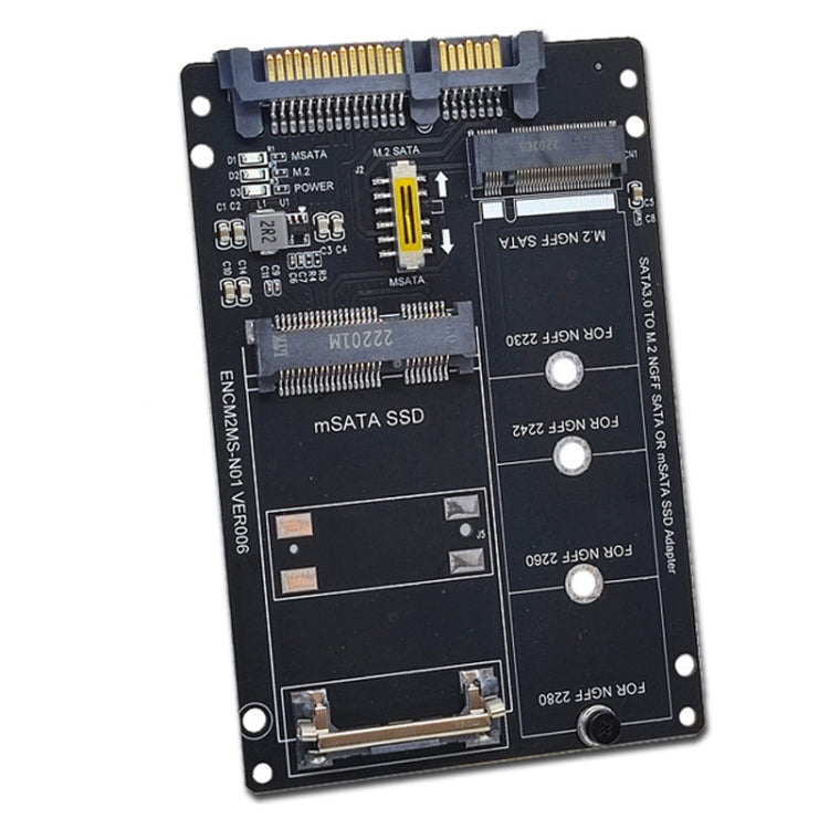 Convertisseur SATA 22PIN vers MSATA/M.2 SSD - Accessoire