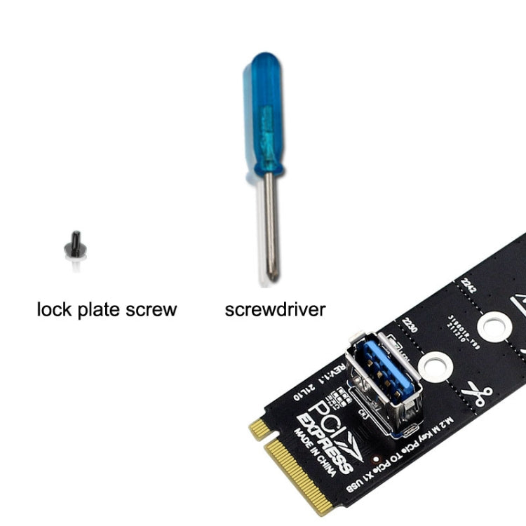 Carte d'extension graphique NGFF M.2 vers PCI-E USB 3.0