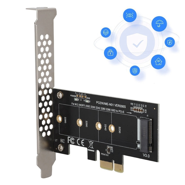 Adaptateur PCI-E 1X vers M.2 NVME pour PC Gaming