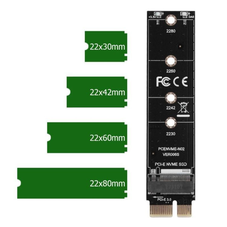 Adaptateur PCI-E 1X vers M.2 NVME pour PC Gaming