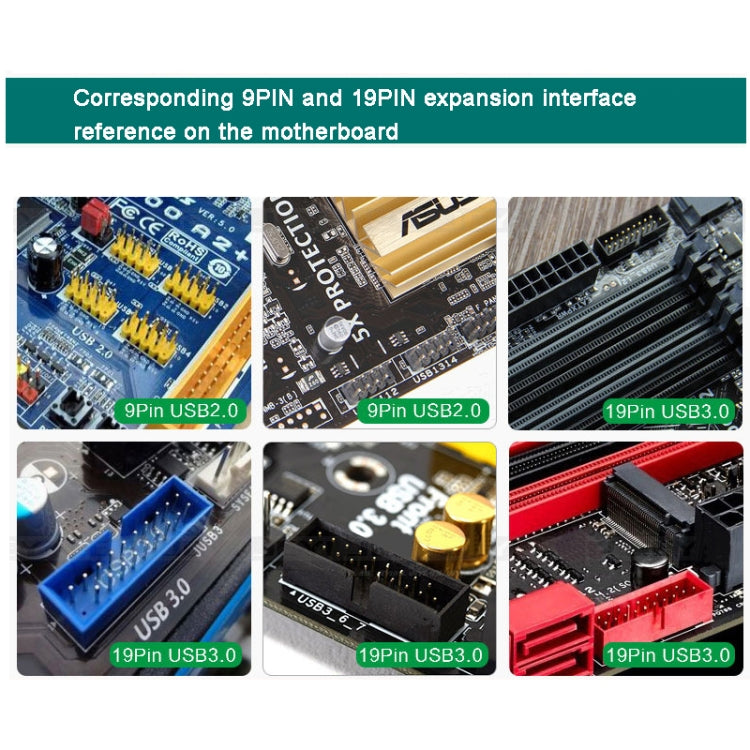 Panneau avant USB 3.0 et audio pour PC de bureau
