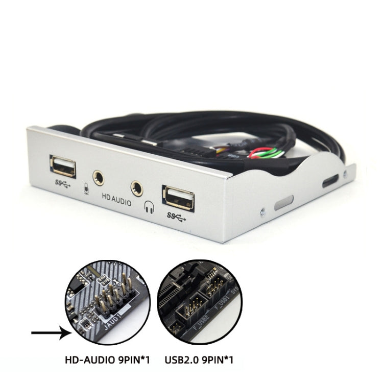 Boîtier PC avec 2 ports USB 2.0 et HD Audio Accessoire