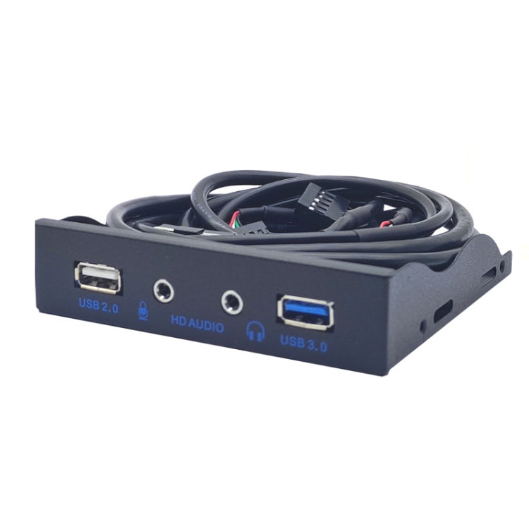 3.5-inch USB 2.0 + USB 3.0 + HD AUDIO Port Desktop PC Case Floppy Drive Front Panel, USB 2.0+USB 3.0+HD AUDIO