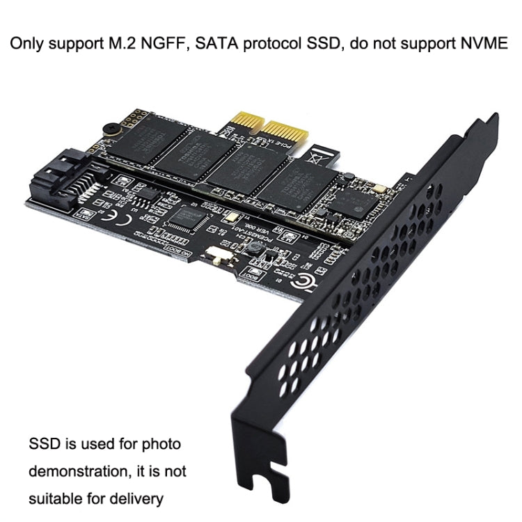 Carte PCI-E vers SATA3.0 et M2 NGFF pour PC Gaming