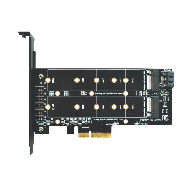 M.2 PCIe SSD Adapter for PC - Dual 4x Interface