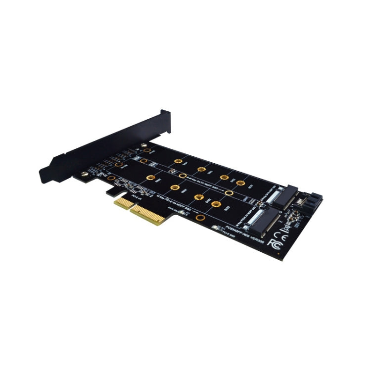 M.2 PCIe SSD Adapter for PC - Dual 4x Interface